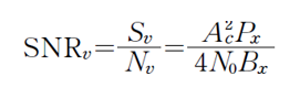 This Formular Is A Snr Of Dsb Sc Receiving Set I Want To Ask What Is The Meaning Of Words Ex Ac Px Ka Which Makes 1