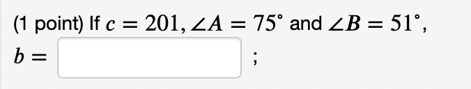1 Point If C 201 Za 75 And Zb 51 B 1