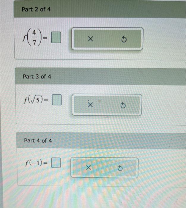 Use The Remainder Theorem To Evaluate The Polynomial For The Given Values Of X F X 7x 4x 35x 20 Part 1 Of 4 F 1 P 2