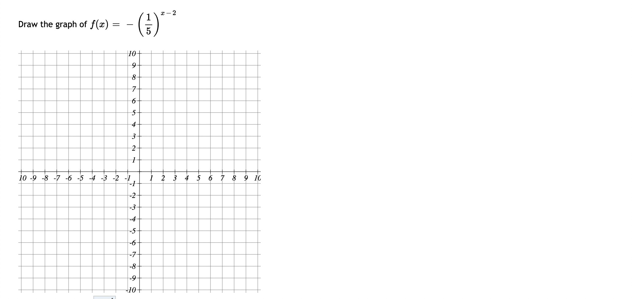 Draw The Graph Of F X 10 9 8 7 6 5 3 3 4 2 1 10 9 8 7 6 5 4 3 2 1 1 2 3 4 5 6 X 2 7 8 9 10 1 1