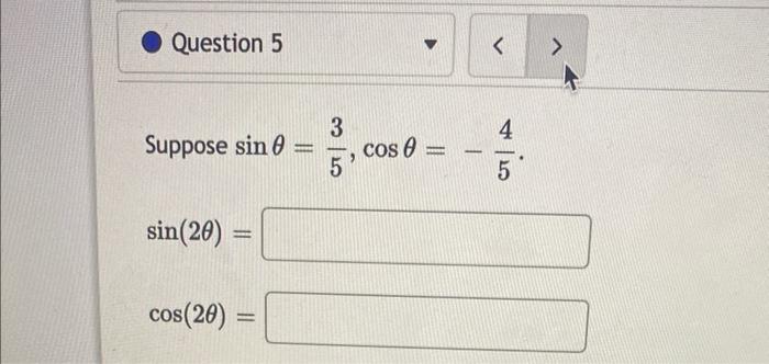 Question 1 Rewrite Using Sines And Cosines Csc Y Tan Y Csc Y Tan Y Nott Me Question 2 Suppose X 4 Tan A 5