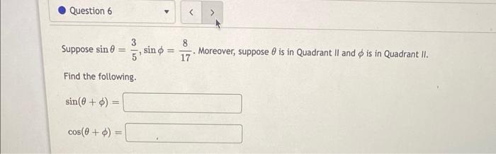 Question 1 Rewrite Using Sines And Cosines Csc Y Tan Y Csc Y Tan Y Nott Me Question 2 Suppose X 4 Tan A 6