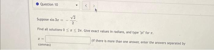 Question 1 Rewrite Using Sines And Cosines Csc Y Tan Y Csc Y Tan Y Nott Me Question 2 Suppose X 4 Tan A 10