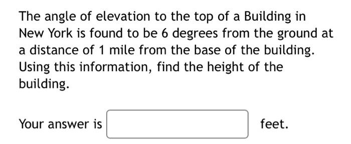 Write The Equation Of The Circle Centered At 6 2 With Radius 12 The Angle Of Elevation To The Top Of A Building In N 2