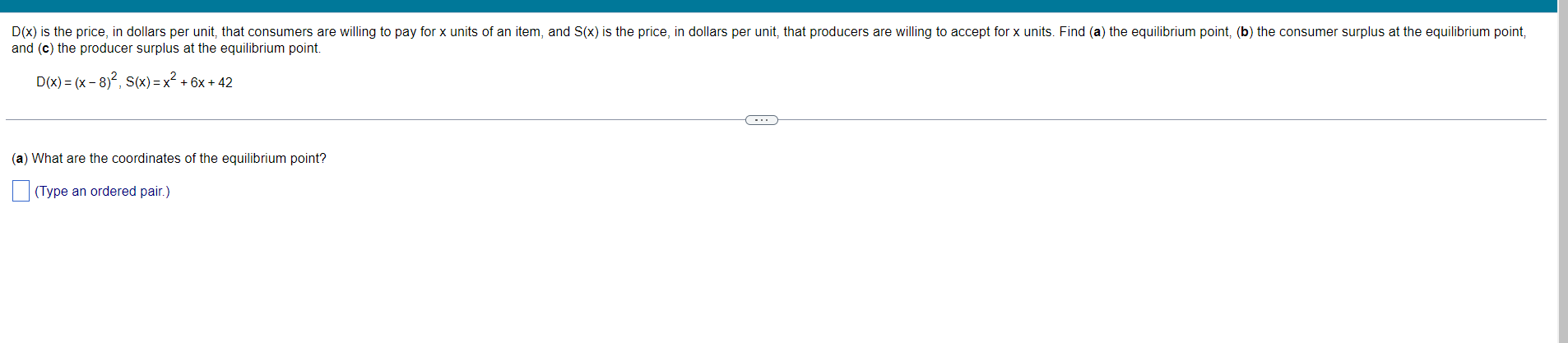 D X Is The Price In Dollars Per Unit That Consumers Are Willing To Pay For X Units Of An Item And S X Is The Price 1