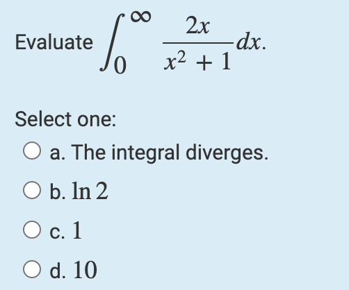Evaluate 1