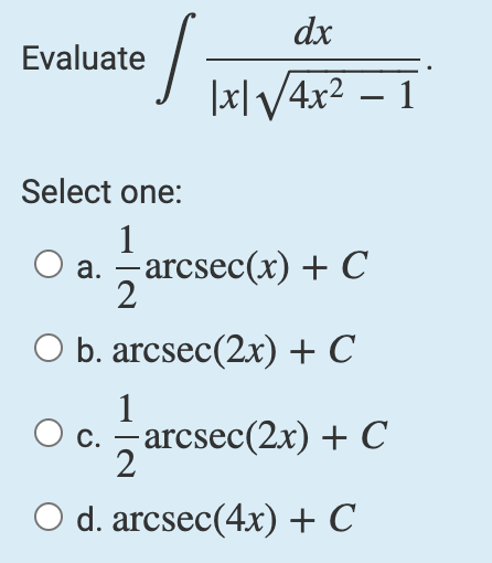 Evaluate 1