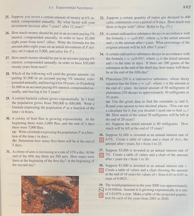 126 Exercises 2 1 R Chapter 2 1 F X 3 F X 0 4 Exponentials And Logarithms Practice Exercises 2 1 1 Pred 2