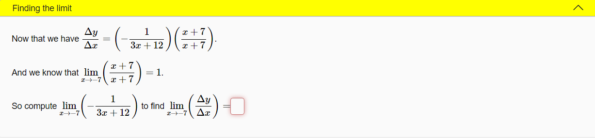 Finding The Limit Now That We Have Ay 1 A2 32 12 7 Ax 3x And We Know That Lim I 7 So Compute Lim 27 X 7 1