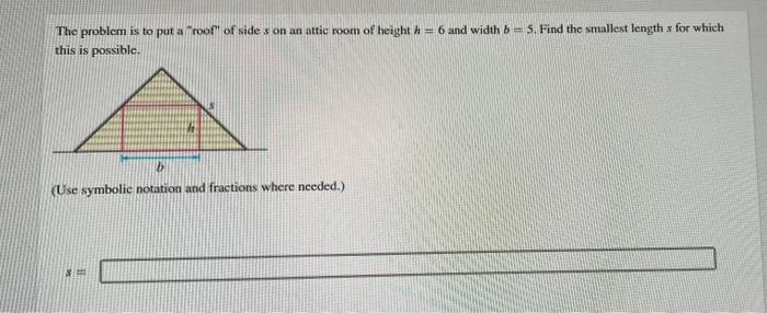 Find The Maximum Area A Of A Rectangle Circumscribed Around A Rectangle Of Sides L And H Hint Express The Area In Term 3