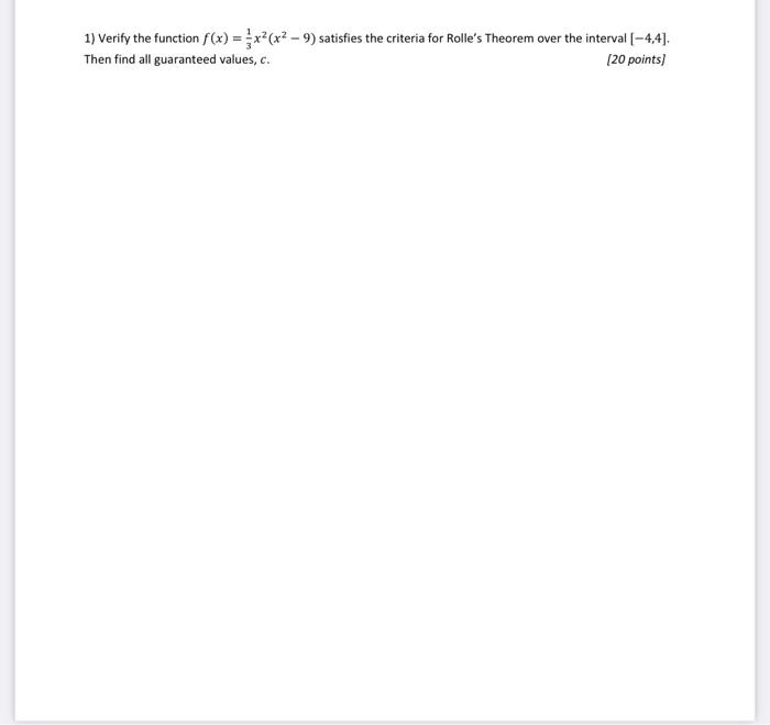 1 Verify The Function 1