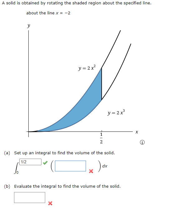 A Solid Is Obtained By Rotating The Shaded Region About The Specified Line About The Line Y 4 Y X 4 Y Y 3 X 3 A 2