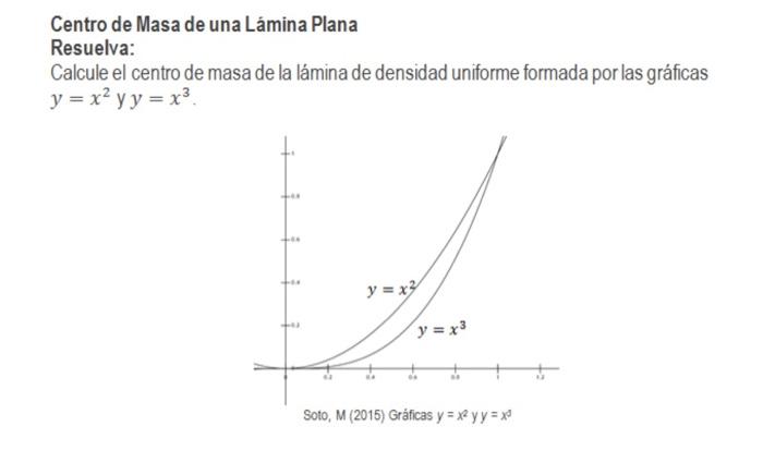 Center Of Mass Of A Flat Sheet Calculate The Center Of Mass Of The Sheet With Uniform Density P That Is Bounded Between 1