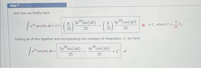 Step 7 And Now We Finally Have Es E 0 Sin 40 Do I 9 2 25 Fes 3 Sin 40 De Sin 40 25 3e30 Putting All Of This 1
