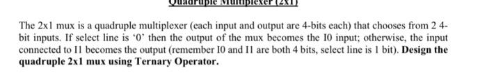 Load Immediate Li Instruction Decoder The Li Decoder Selects The 2x1 Multiplexer As Seen In The Fig 1 Input To The L 2