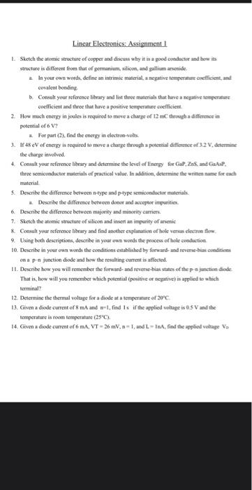Linear Electronics Assignment Sketch The Atomic Structure Of Copper And Discuss Why It Is A Good Conduct And How Is Str 1