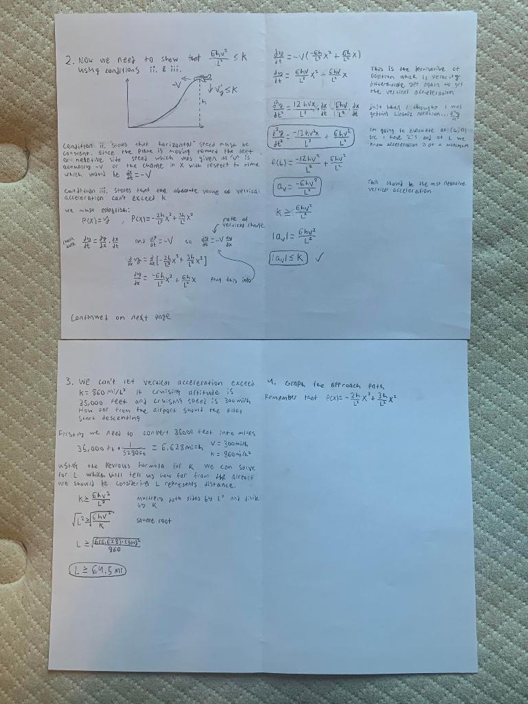 Requesting Help For Question 4 Graph The Approach Path If The Conditions Stated In Problem 3 Are Satisfied 3