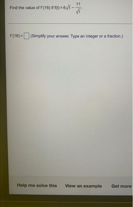 X Find F 4 If F X 8 7x F 4 Simplify Your Answer Type An Integer Or A Fraction Help Me Solve This View An Ex 2