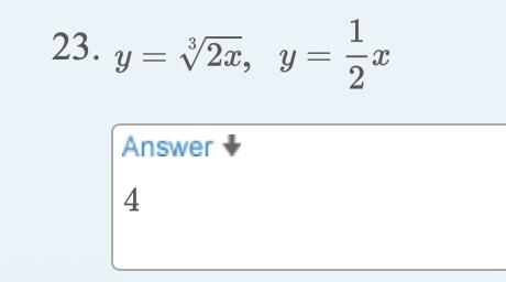 23 Y 2x Y Answer 4 1 2 X 1