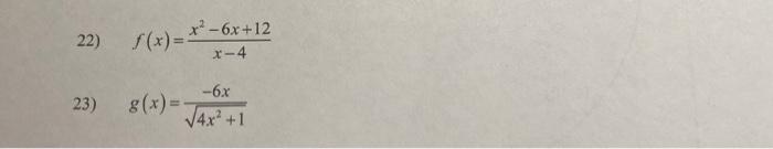 22 23 X 6x 12 X 4 F X G X 6x 4x 1 22 23 6 Y 3 Y 3 2 X 4 3 3 H Answer 1