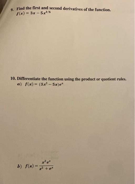 7 Find The Limit Or Show That It Does Not Exist T 3 Lim 2 1 8 Find The Derivative Of The Function Using The Defin 3
