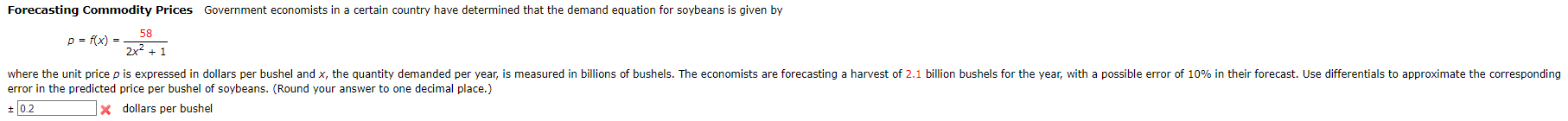 Use A Differential To Approximate Give Your Answer Correct To 4 Decimal Places 7 3 98 3 98 1 X Forecasting Co 2