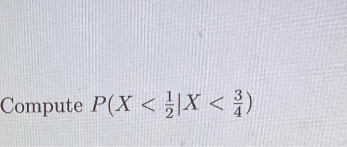 Compute P X X 7 1