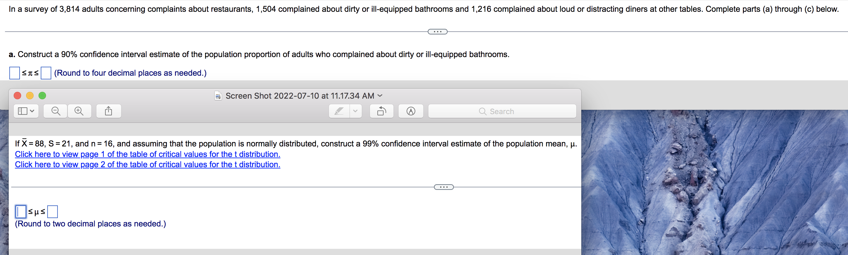 In A Survey Of 3 814 Adults Concerning Complaints About Restaurants 1 504 Complained About Dirty Or Ill Equipped Bathro 1
