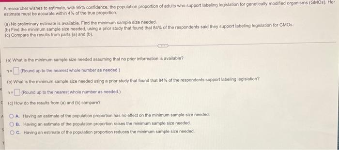 Please Answer All Parts 5