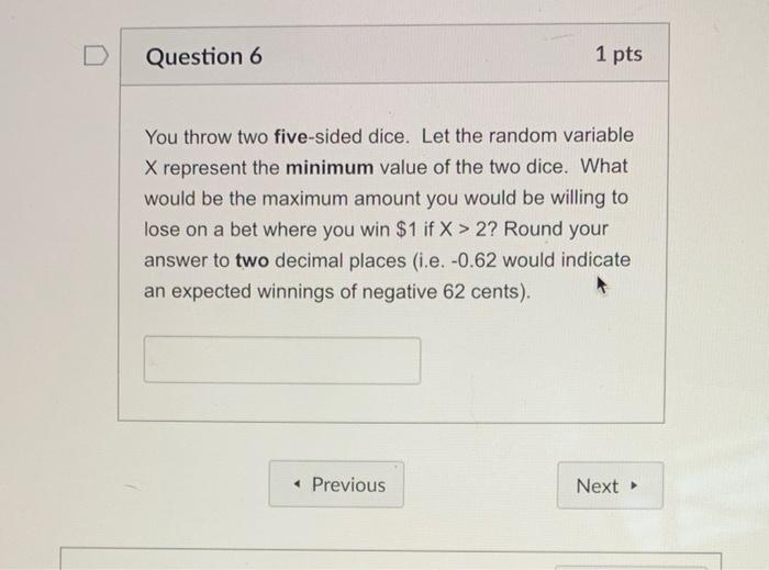 Good Luck On Quiz 4 25 D 2 Quizzes 838006 Take Questions 13939705 5 9 Fs Question 5 T Your Friend Offers To Place A B 2