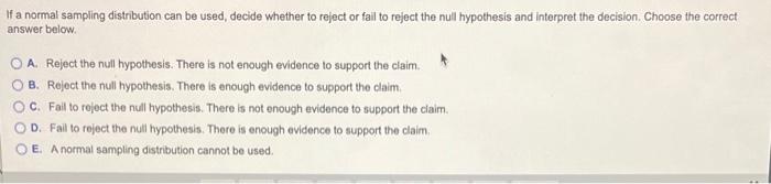 For The Following Information Determine Whether A Normal Sampling Distribution Can Be Used Where P Is The Population P 4