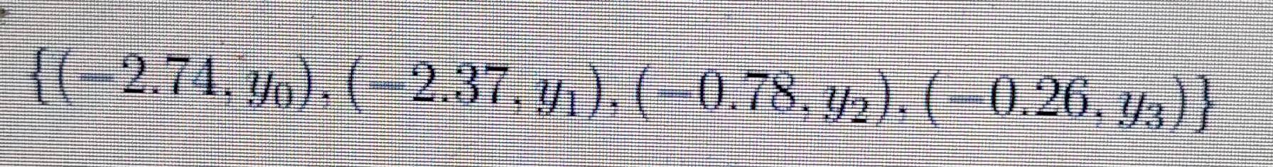Use 4 Significant Figures For A Function F Given The Points Using Newton S Divided Difference Method The Coefficients 1