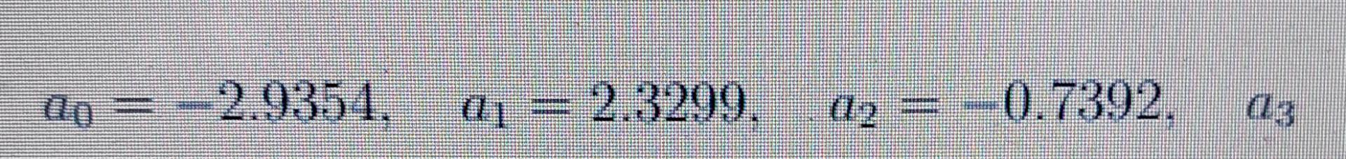 Use 4 Significant Figures For A Function F Given The Points Using Newton S Divided Difference Method The Coefficients 2