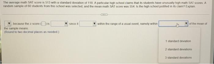 Homework Homework 3 Because The Z Score S The Sample Means Round To Two Decimal Places As Needed Question 67 5 4 5