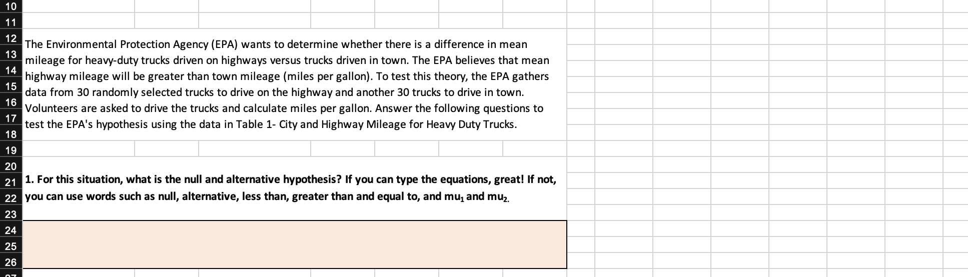 10 11 12 13 14 15 16 17 The Environmental Protection Agency Epa Wants To Determine Whether There Is A Difference In Me 1