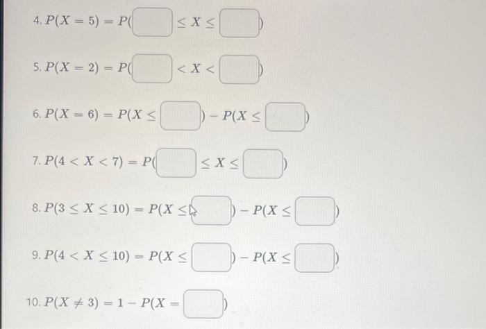 A Statistics Quiz Has 10 Multiple Choice Questions Let X Represent The Number Of Questions Answered Correctly Then X I 2