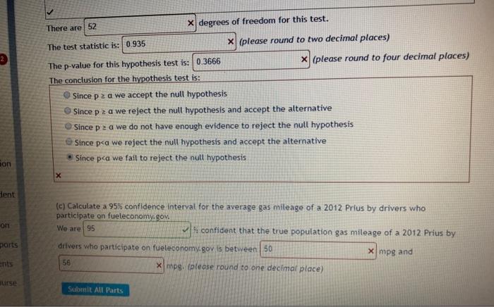 The Test Statistic Is Please Round To Two Decimal Places The P Value For This Hypothesis Test Is Round To Four 3