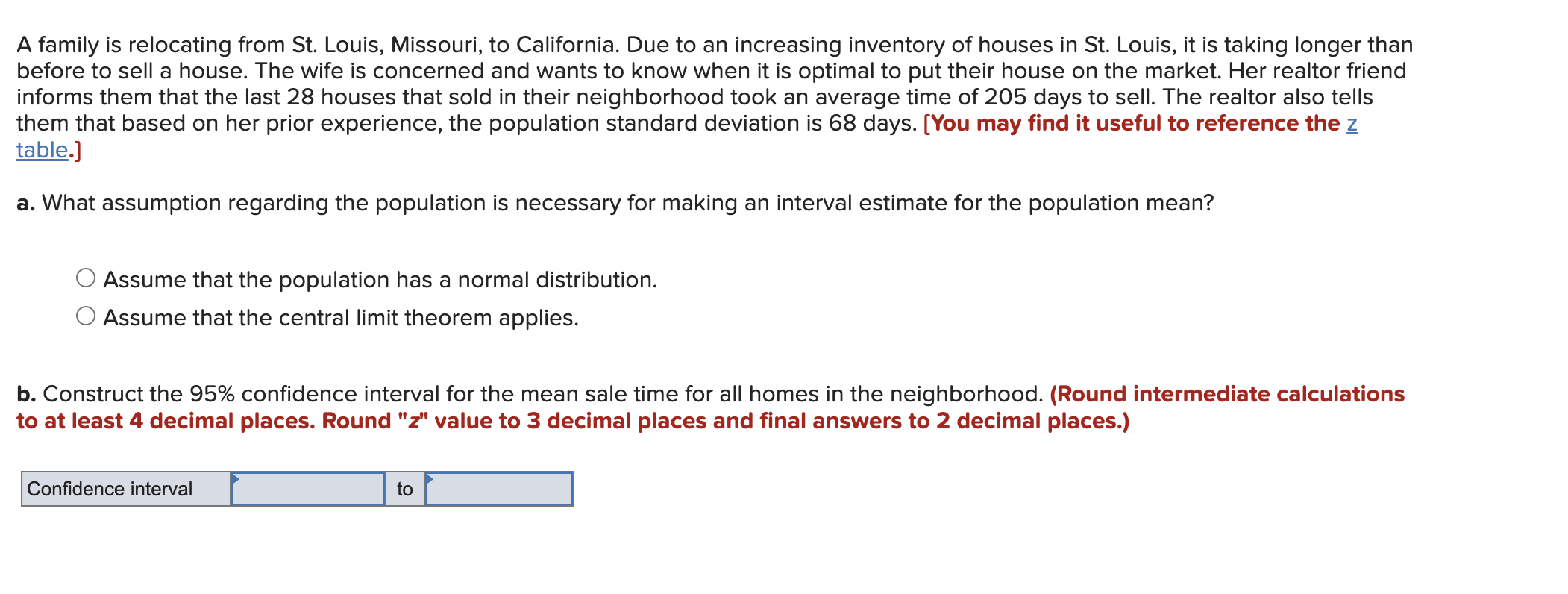 A Family Is Relocating From St Louis Missouri To California Due To An Increasing Inventory Of Houses In St Louis I 1