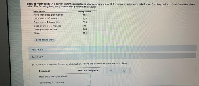 Back Up Your Data In A Survey Commissioned By An Electronics Company U S Computer Users Were Asked How Often They Bac 1