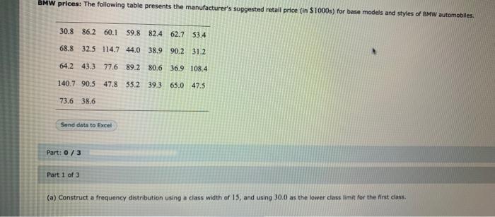 Bmw Prices The Following Table Presents The Manufacturer S Suggested Retail Price In 1000s For Base Models And Style 1