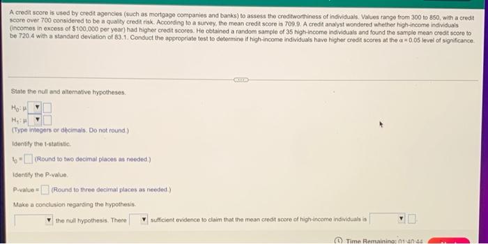 A Credit Score Is Used By Credit Agencies Such As Mortgage Companies And Banks To Assess The Creditworthiness Of Indiv 1