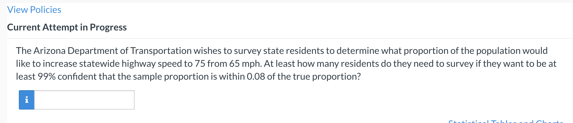 View Policies Current Attempt In Progress The Arizona Department Of Transportation Wishes To Survey State Residents To D 1