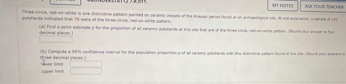 My Notes Ask Your Teacher Three Circle Red On White Is One Distinctive Pattern Painted On Ceramic Vessels Of The Anasaz 1
