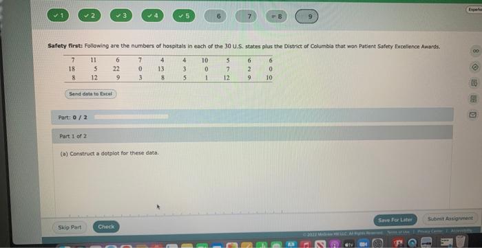 Safety First Following Are The Numbers Of Hospitals In Each Of The 30 U S States Plus The District Of Columbia That Wo 1