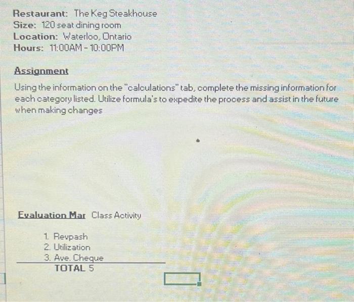 21 Revenue Per Available Sea Revpash A Lunch Avanable Istests 4 Hour A E 11am 12p M 12 1p M 1 2pm 2 3pm 3 4pm Total 4