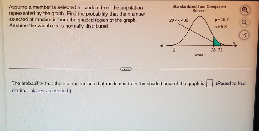 Assume A Member Is Selected At Random From The Population Represented By The Graph Find The Probability That The Member 1