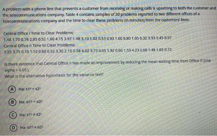 A Problem With A Phone Line That Prevents A Customer From Receiving Or Making Calls Is Upsetting To Both The Customer An 1