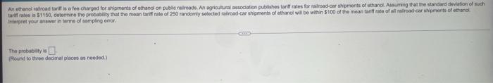 An Ethanol Railroad Tariff Is A Fee Charged For Shipments Of Ethanol On Public Railroads An Agricultural Association Pu 1