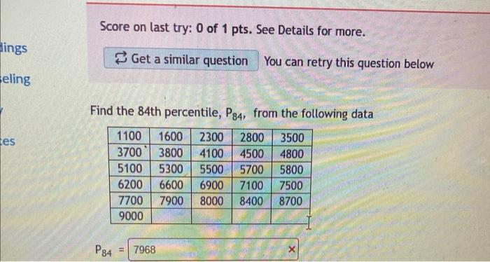 Lings Seling Es Score On Last Try 0 Of 1 Pts See Details For More Get A Similar Question You Can Retry This Question 1