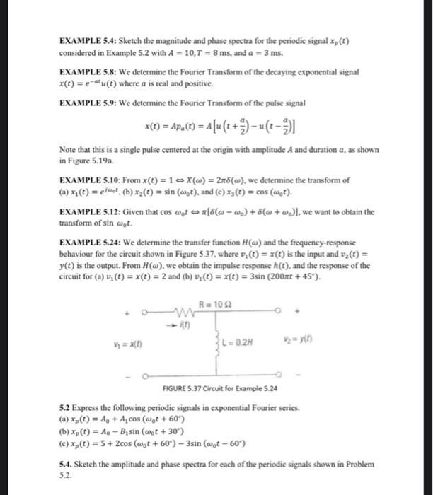 All Question Numbers Shown Below Refer To The Numbering From The Course Textbook Example 5 2 A Periodic Rectangular Wa 3